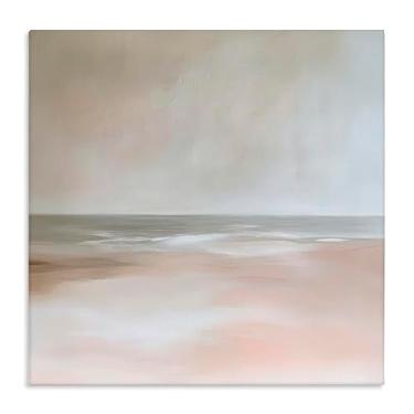Imagem de Stupell Industries Muted Landscape Soft Coast Canvas Wall Art, design by Petal Prints Design, 17 x 17