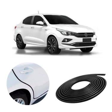 Imagem de Borracha Protetora Borda Porta Carro Cronos 7x14 10 Metros [f103]