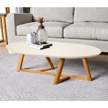 Imagem de Mesa De Centro Jasper Off White Amêndoa