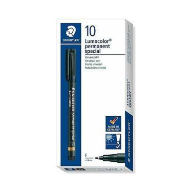 Imagem de Marcador Staedtler Lumocolor Special Preto 0.6Mm Com 10