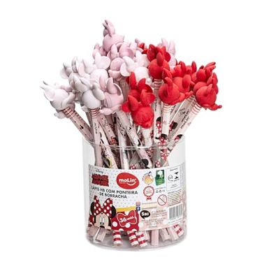 Imagem de Lápis Preto com Ponteira de Borracha Minnie - Copo com 36 Unidades