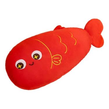 Imagem de Dynwave Bolsa de água quente de pelúcia, acessório de inverno, presente de inverno, prática, selada, fofa, confortável, aquecedor de mãos premium, Vermelho