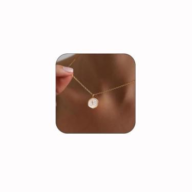 Imagem de DIOWUS Colar de cruz grossa de ouro para mulheres, não mancha, grosso, dourado, martelado, arrojado, pingente vintage, clipe de papel, colares, joias para presente, Adjustable, Aço inoxidável, Sem