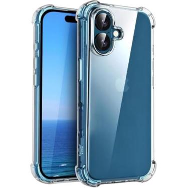 Imagem de Capinha iPhone 16 Transparente Silicone Flexível | Anti-Amarelamento, Encaixe Preciso e Proteção Antichoque