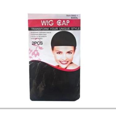 Imagem de Touca Para Peruca Lace Wig - 2 Unidades - Preto - New Fashion