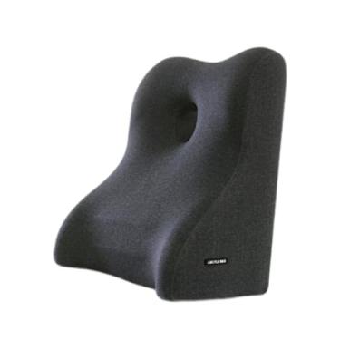 Imagem de Bothyi Almofada de espuma viscoelástica para apoio lombar e costas, almofada para pernas para encosto, Cinza Escuro