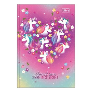 Imagem de Caderno Brochura Capa Dura 1/4 Pequeno Blink 80 Folhas Tilibra Estampa 1