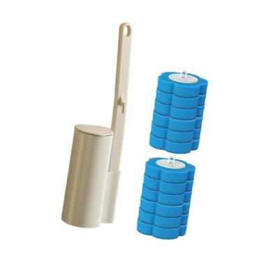 Imagem de YWJLQH Conjunto de escova sanitária com refis - Kit inicial profissional para limpeza profunda, 12 Refis para a Cabeça