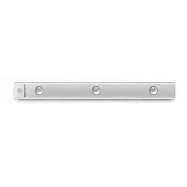 Imagem de 3 Cores Regulável Led Luminária USB Recarregável Lâmpada Sensor De Movimento Luz para cozinha e Sala, Prateleira e Sala, Instalação Fácil(40cm)