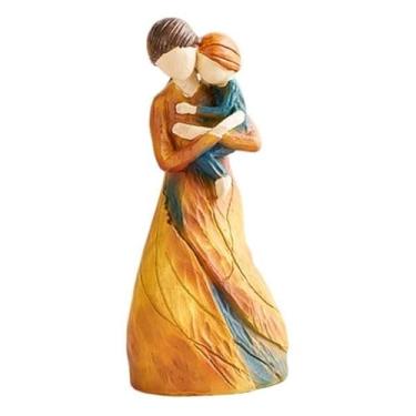 Imagem de FLCPJGV Estatueta de Anjo em Resina, Estátua Colecionável, Escultura Detalhada Feita à Mão, Objeto Decorativo para Prateleira, Mesa, Casa Ou Festa, Style B, Tamanho real