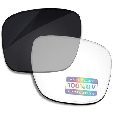 Imagem de Bowyer Lentes de reposição de alta definição compatíveis com óculos inteligentes Ray-Ban Meta Wayfarer RW4008 53 mm e Gen 2 RW4012 53 mm - Eclipse Grey Photochromic