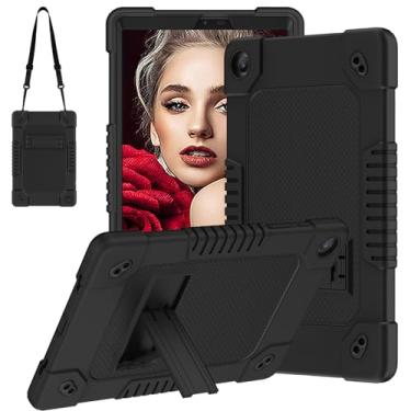 Imagem de Kebiory Capa para Samsung Galaxy Tab A9 Plus 28 cm 2023, para tablet Samsung A9+ 11 polegadas, à prova de choque, com alça de ombro, capa adequada para crianças para A9 Plus 27.9 cm SM-X210/X216/X218