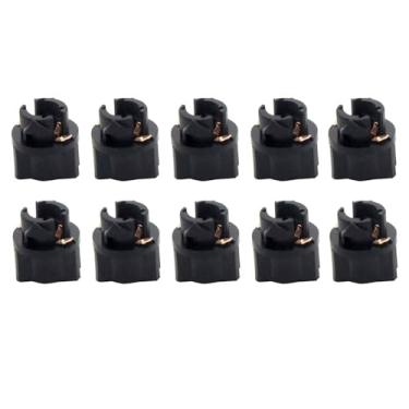 Imagem de 10 Peças Soquete de Rosca LED T5 para Painel Instrumentos Cluster Lâmpada Substituição Premium Boa Condutividade Fácil P