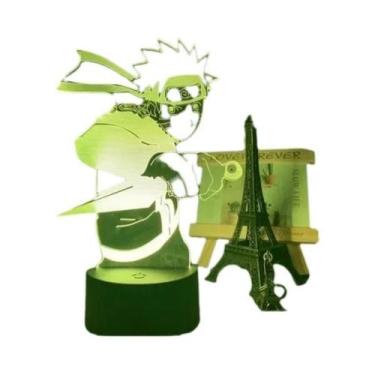 Imagem de Luz Noturna 3D LED Naruto Uzumaki Akatsuki Kakashi Itachi, Lâmpada Par