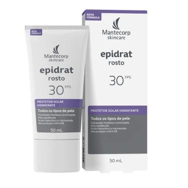 Imagem de Epidrat Rosto Protetor Solar Hidratante FPS 30 Todos os Tipos de Pele 50ml