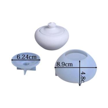 Imagem de Molde De Silicone Em Forma De Bule De Chá Para DIY, Jarro De Concreto 