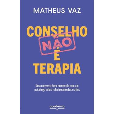Imagem de Livro - Conselho não é terapia
