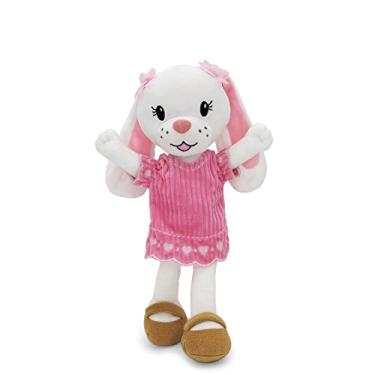Imagem de Playtime by Eimmie Soft Baby Doll Brie The Bunny - 14" Pink Bunny Plush Rag Doll with Embroidered Features for Girls, Boys, Toddlers & Infants - Educational Stuffed Animal for Imaginative Play