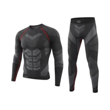 Imagem de Calças Térmicas Táticas Masculinas De Inverno Sem Costura Respirável P