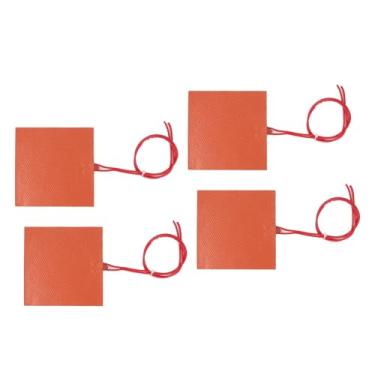 Imagem de Fabater 4Pcs Silicone Tapete de Aquecimento Cobertor Elétrico de Aquecimento Rápido Flexível para Tanques de Armazenamento