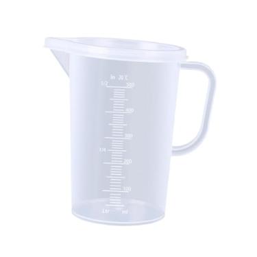 Imagem de Generic Copo medidor, utensílio de cozinha com cabo ergonômico, jarra com bico, recipiente para sucos, misturas, preparo de farinha, 500ml