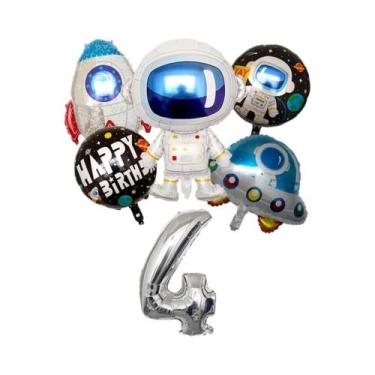 Imagem de Decorações De Festa De Aniversário Para Menino Com Tema De Astronauta 