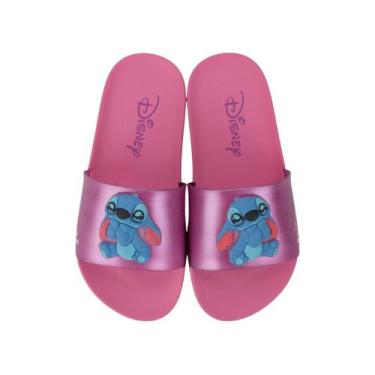 Imagem de Chinelo Infantil Slide Stitch Minnie Personagens Disney Macio 22994, R