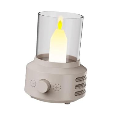 Imagem de Baoblaze Luminária de mesa portátil sem fio com de movimento, ideal para mesa de trabalho, sala de estar ou de cabeceira.