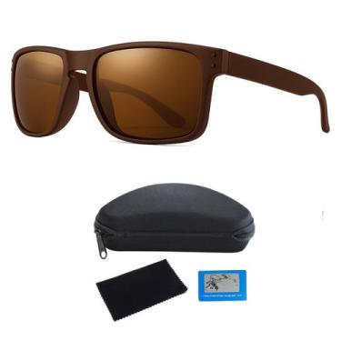 Imagem de Óculos De Sol Quadrado Polarizado UV400 Ciclismo Pesca Dirigir Esporti