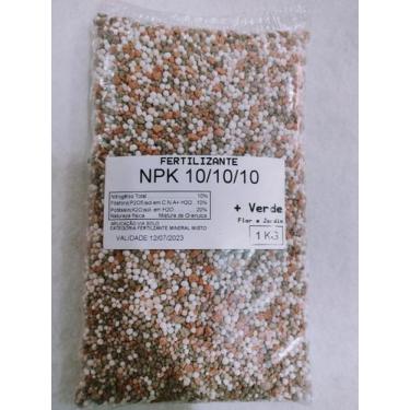 Imagem de Adubo fertilizante npk 10 10 10 1kg - + Verde