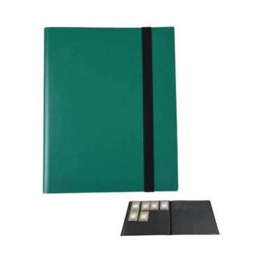 Imagem de Fichário Para Cartões De Esportes Com Múltiplos Bolsos, Capa Durável E