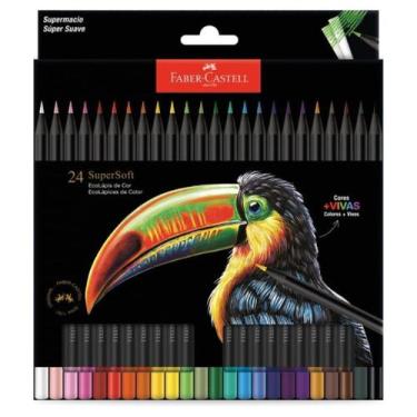 Imagem de Lapis De 24 Cores Supersoft Faber Castel - Faber Castell