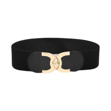 Imagem de Cinto Corset Branco Com Faixa Elástica Para Mulheres, Designer De Moda