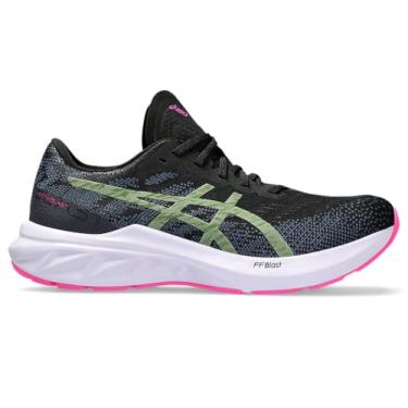 Imagem de ASICS T nis de corrida feminino DYNABLAST 3, Preto/verde cedro, 7.5