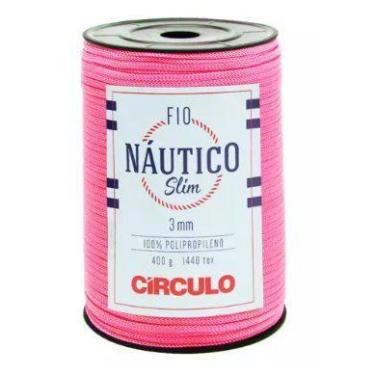 Imagem de Fio Náutico Slim Círculo 3mm Cor 6011 Tulipa - 400g - no-brand
