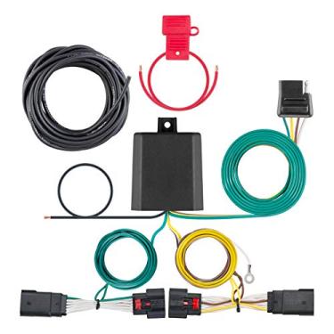Imagem de CURT 56407 cablagem de reboque personalizada de 4 pinos, serve para Jeep Wrangler JL, Gladiator
