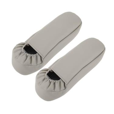 Imagem de REPAIROCK Capa de apoio de braço de assento para Ford F-250 1999-2007 para Ford F-350 1999-2007 capa de descanso de braço protetor de braço capa de inserção anti-arranhões cinza