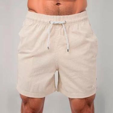 Imagem de Short Linho Masculino Bermuda Mauricinho Leve Praia Verão-Masculino