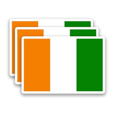 Imagem de Adesivos de bandeira dos países 01 (Costa do Marfim)