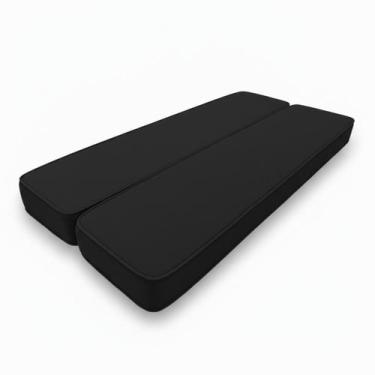 Imagem de Colchão Solteiro Dobrável Duas Partes  Confortável, Portátil e Funcion