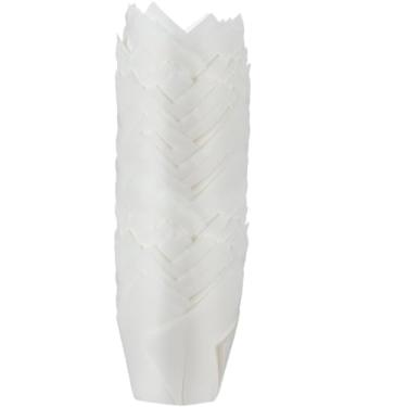 Imagem de Copo de Papel para Bolo Tulipa Fogo Massa Caseiro Pão Óleo Descártavel 200 Peças Design Tridimensional Revestimento Grau