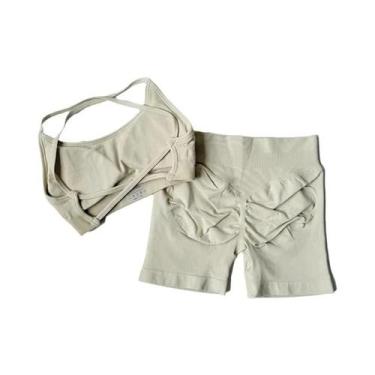 Imagem de Sutiã Esportivo Feminino Com Efeito Levanta Bumbum, Secagem Rápida, Co