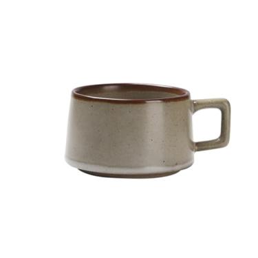 Imagem de Xícara de café doméstica moderna leite café da manhã restaurante caneca comercial cerâmica fosca 220ml utensílios para bebidas