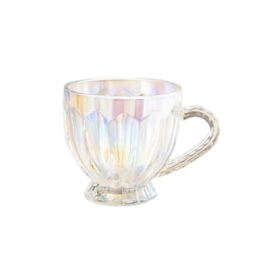 Imagem de Xícaras Chá Café 200ml Itália Rainbow Jogo 6 Peças Canecas Cristal Luxuoso