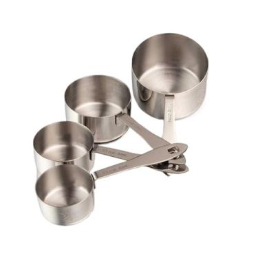 Imagem de Molheira, leite em pó, ferramenta de dosagem de café em aço inoxidável, colher de medição, barco, balança de cozinha, jarra de leite