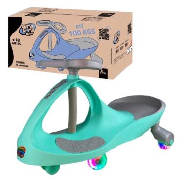 Imagem de Carrinho Gira Gira Car Rolimã Infantil Até 100kg Com luzes - Fenix Bri