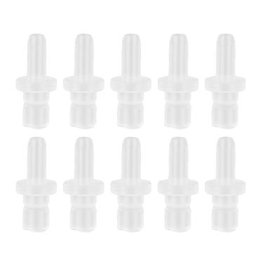 Imagem de TOPINCN Conectores de Tubo de Mangueira de Leite de 10 Unidades, Substituição de Conectores de Tubo de Leite de Plástico Transparente Adequados para Máquina de café Automática, Com