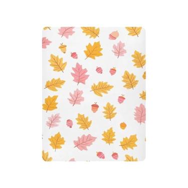 Imagem de xigua Lençóis de berço de outono para meninas e meninos, lençol macio e respirável adequado para berço padrão e cama infantil 68,5 x 99 cm
