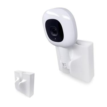Imagem de Suporte de parede para base e câmera Nanit Pro Flex – Suporte de ajuste personalizado de fácil instalação com fita 3M e parafusos para montagem segura – Melhor ponto de vista e estabilidade – por