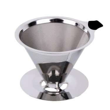 Imagem de Coador Inox Filtro Café Pour Over Reutilizável 101 Gourmet - Relet